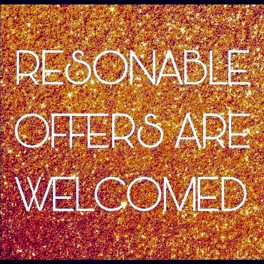 Reasonable offers welcomed